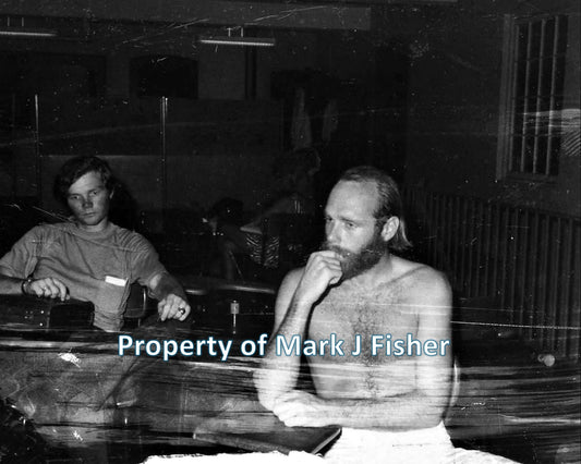 Beach Boys (Mike Love and Stan Love) - Matted Photograph - B&W