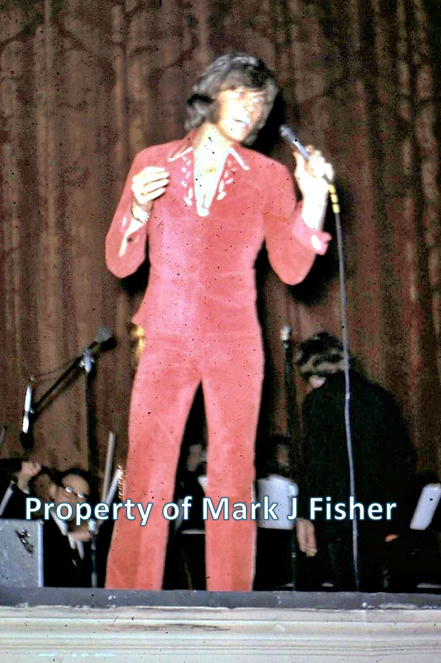 Bee Gees (Barry Gibb) - Matted Photograph - Color