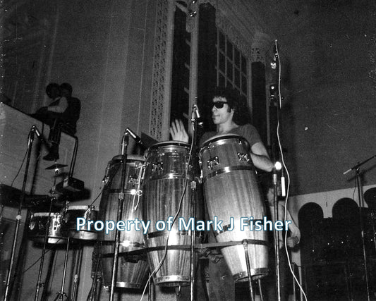 Blues Image (Joe Lala) - Matted Photograph - B&W