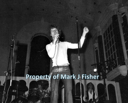 Blues Image (Denny Correll) - Matted Photograph - B&W