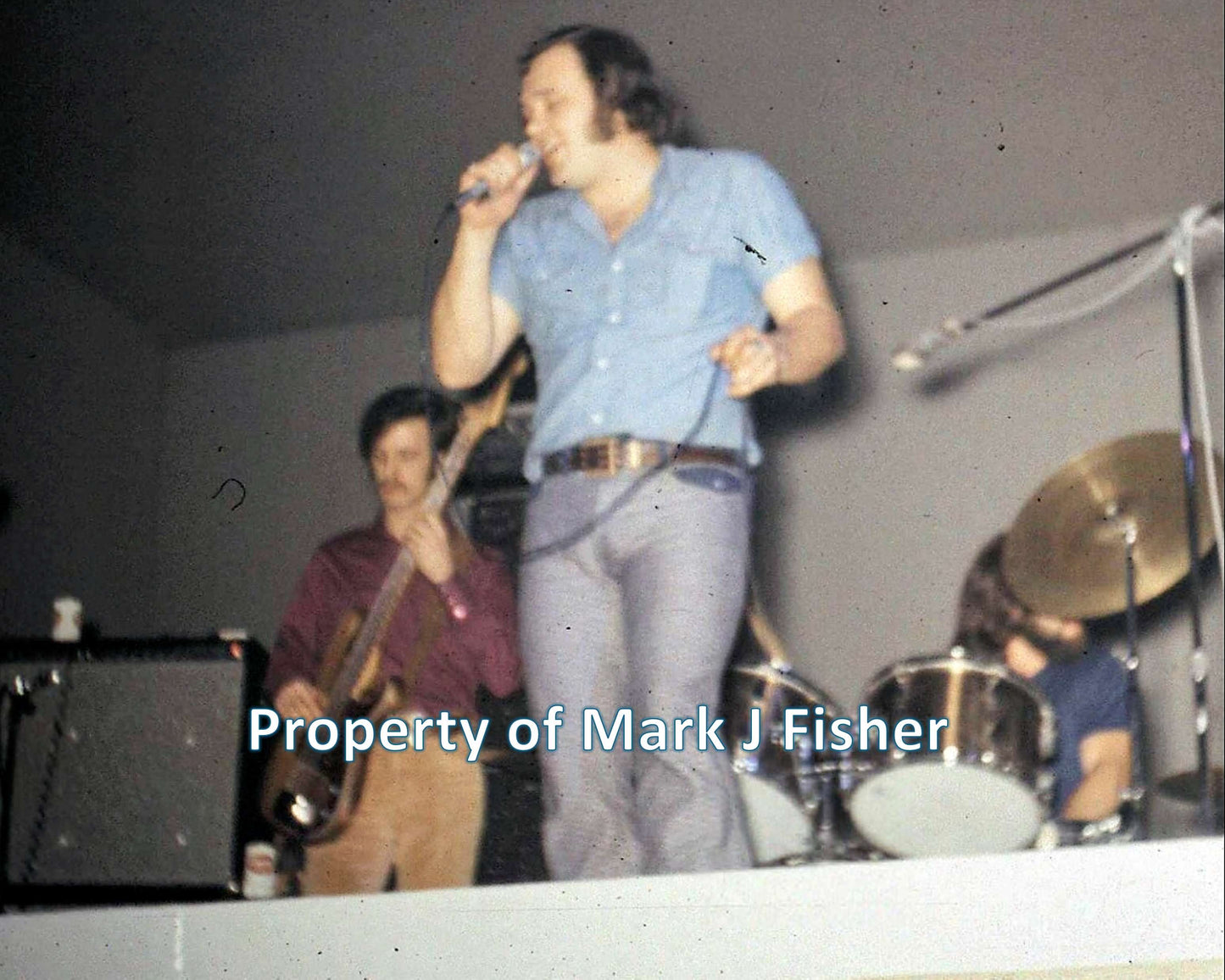 Blood Sweat and Tears (David Clayton Thomas) - Matted Photograph - Color