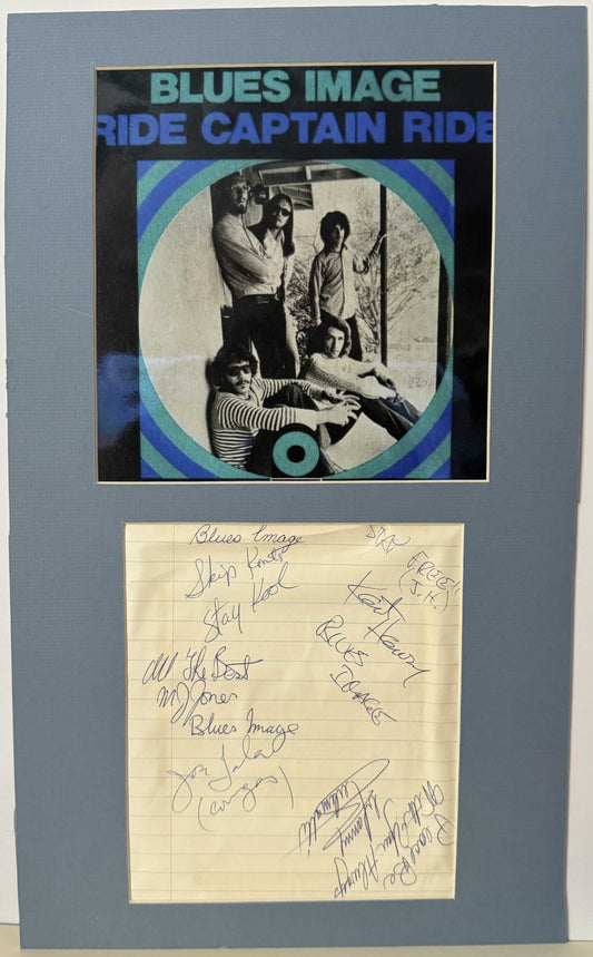 Blues Image - Matted Autographs - 12x18