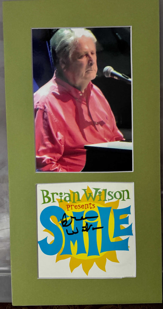 Brian Wilson - Matted Autograph - 7x14