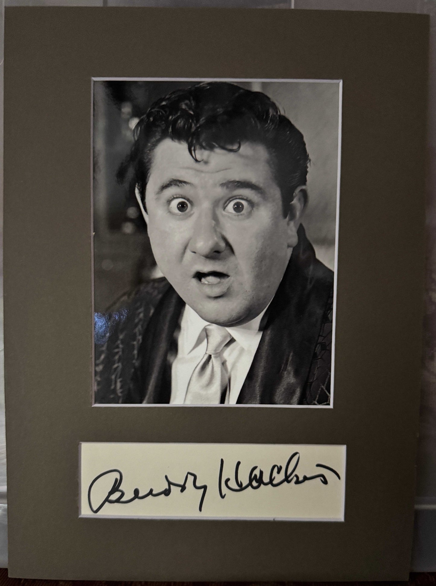 Buddy Hackett - Matted Autograph - 8x11