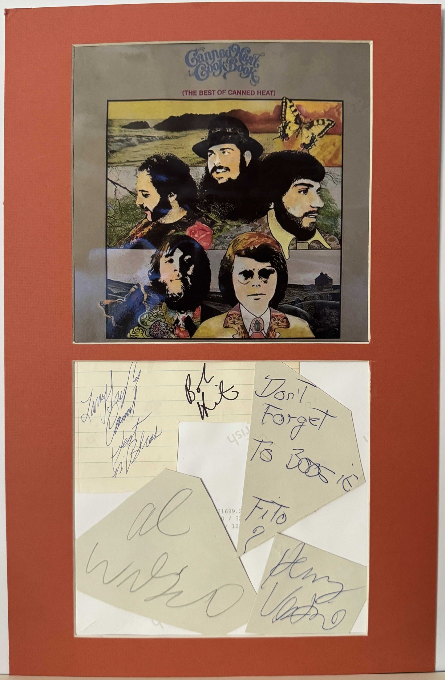 Canned Heat - Matted Autographs - 11x17