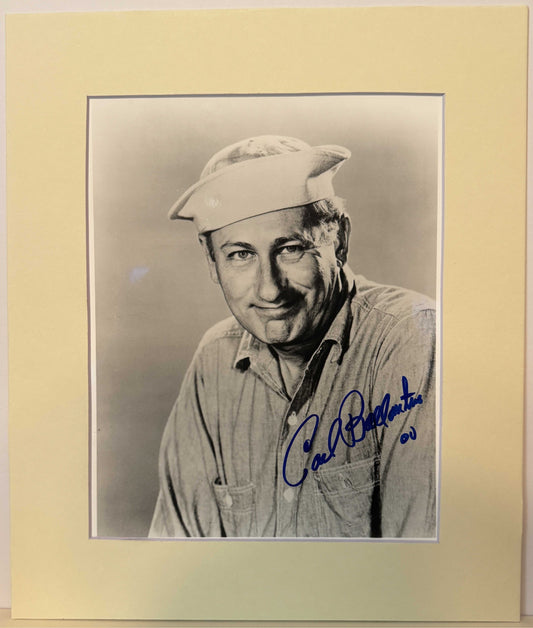 Carl Ballentine- Matted Autograph - 11x14