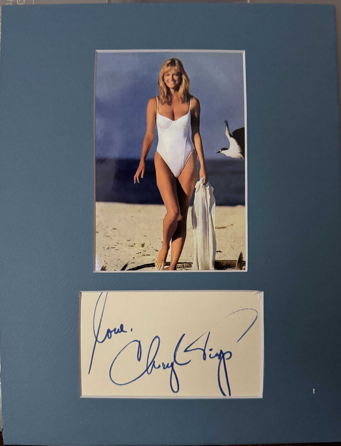 Cheryl Tiegs - Matted Autograph - 8.5x11