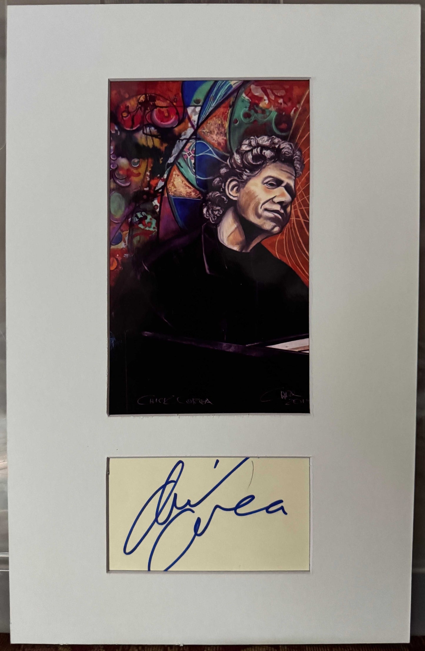Chick Corea - Matted Autograph - 8x13