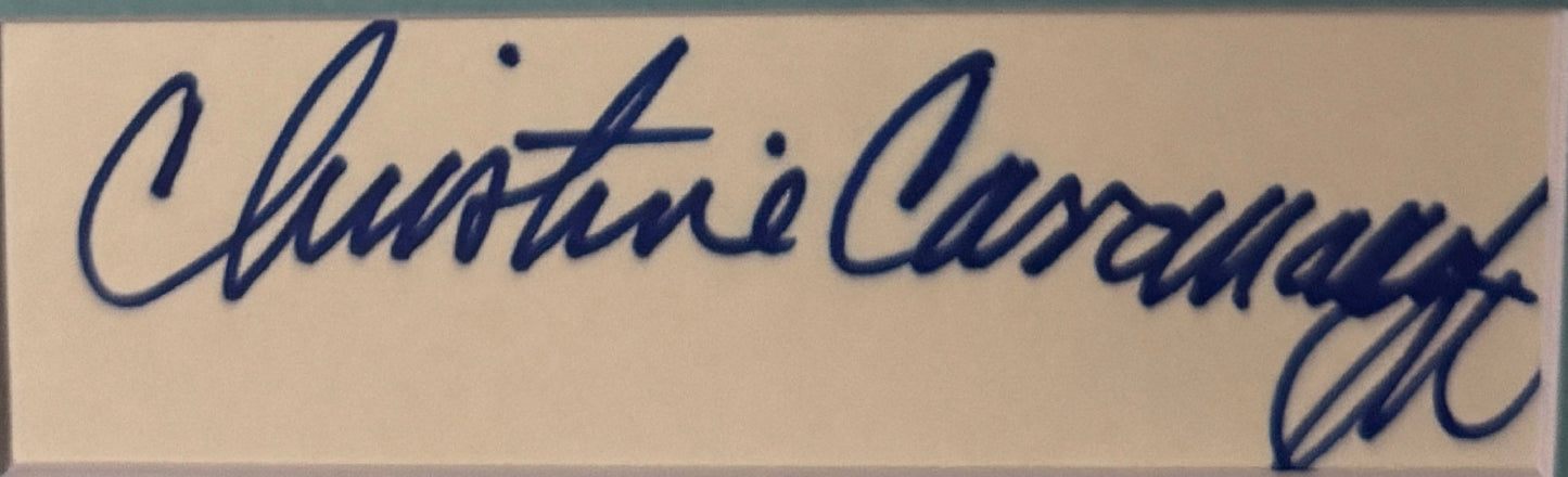 Christine Cavanaugh - Matted Autograph - 8.5x11