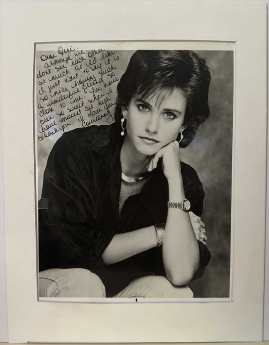 Courteney Cox - Matted Autograph - 10x13