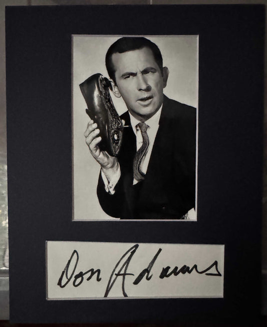 Don Adams - Matted Autograph - 7.5x9.5