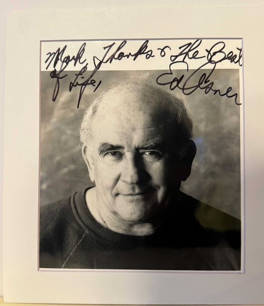 Ed Asner - Matted Autograph - 10x13