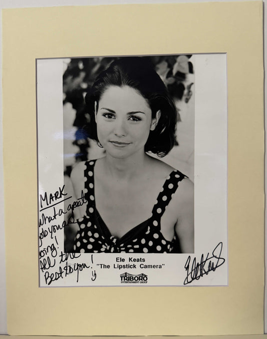 Ele Keats - Matted Autograph - 11x14