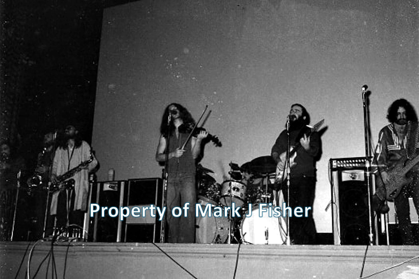 The Flock - Matted Photograph - B&W