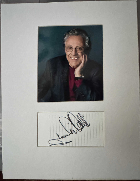 Frankie Valli - Matted Autograph - 8.5x11