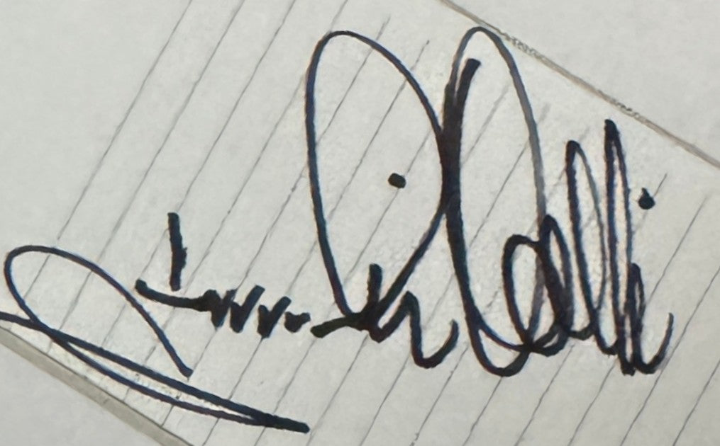 Frankie Valli - Matted Autograph - 8.5x11