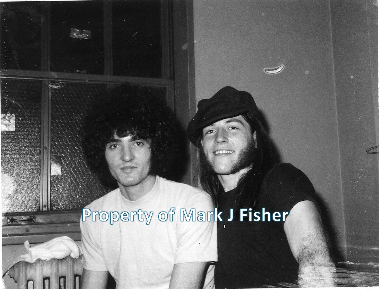 Grand Funk Railroad (Don Brewer and Mark Farner) - Matted Photograph - B&W