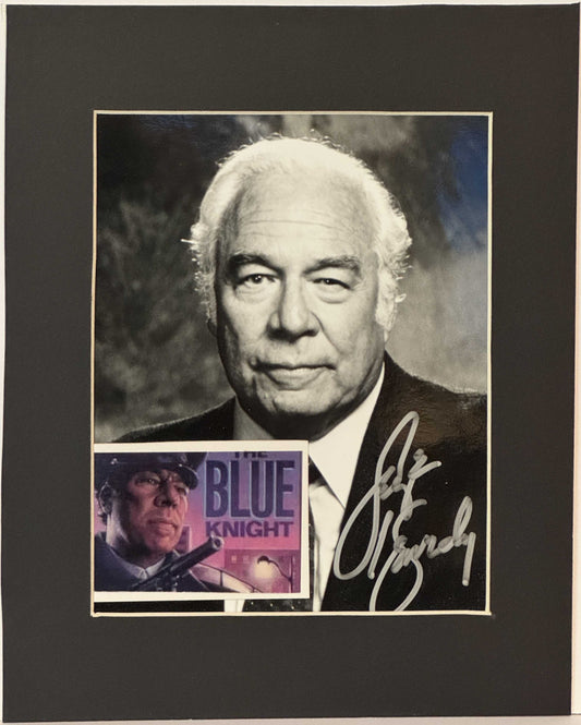 George Kennedy - Matted Autograph - 8x10