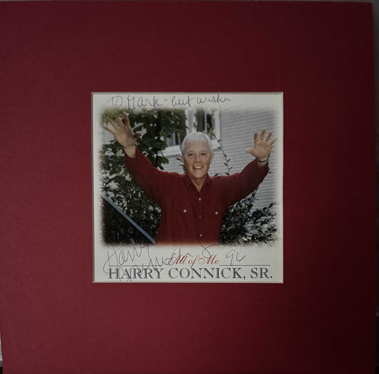 Harry Connick Sr - Matted Autograph - 9x9