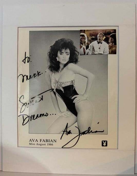 Ava Fabian - Matted Autograph - 11x14