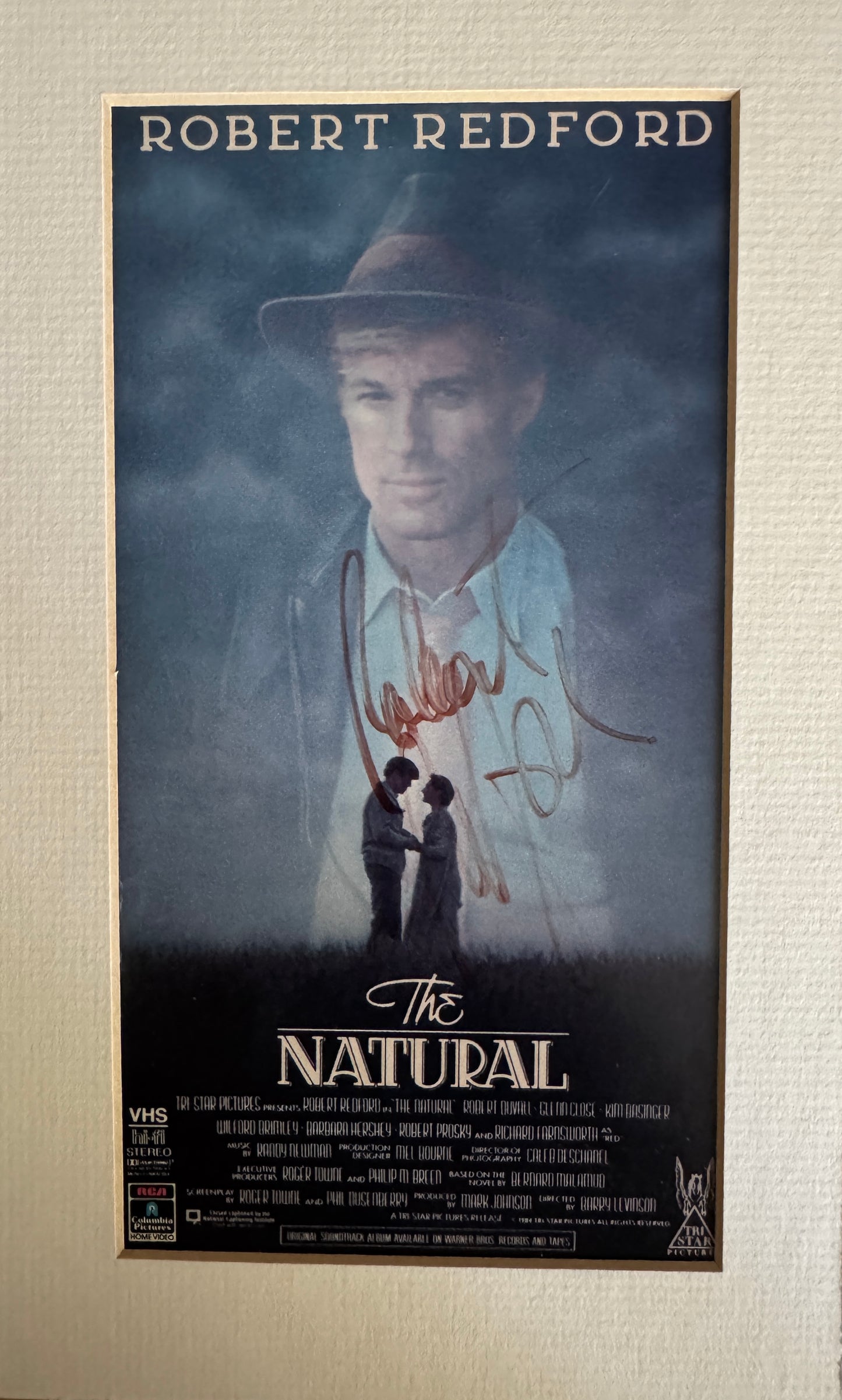 Robert Redford - Matted Autograph - 5.5x9