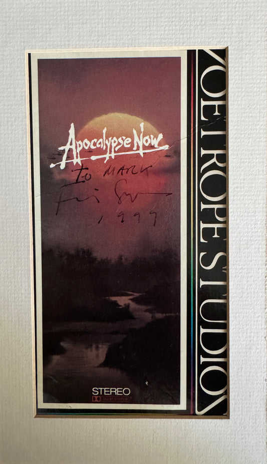Francis Ford Coppola - Matted Autograph - 5.5x9