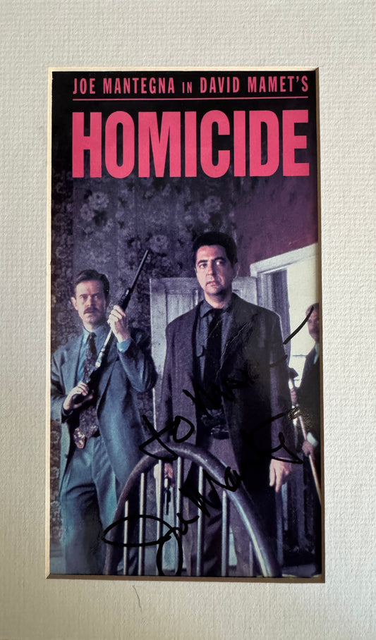 Joe Montegna - Matted Autograph - 5.5x9