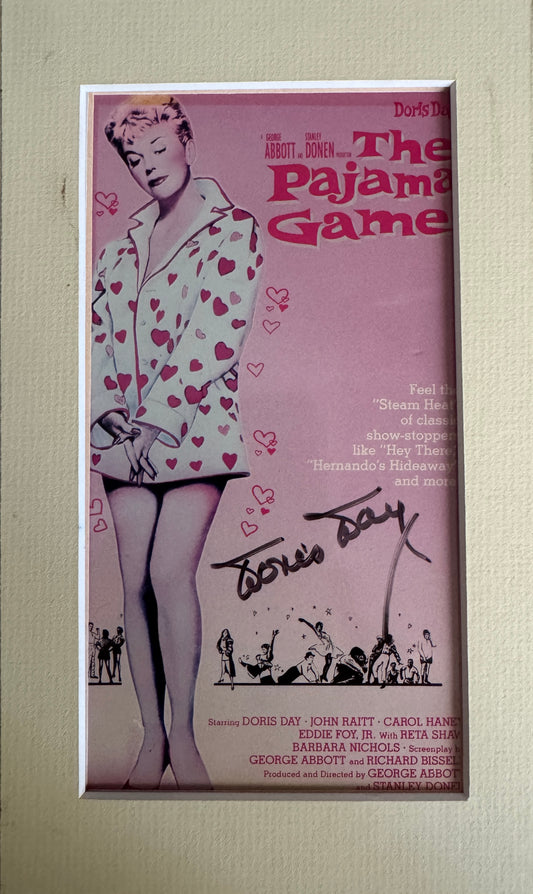 Doris Day - Matted Autograph - 5.5x9