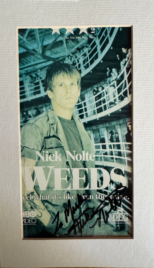 Nick Nolte - Matted Autograph - 5.5x9