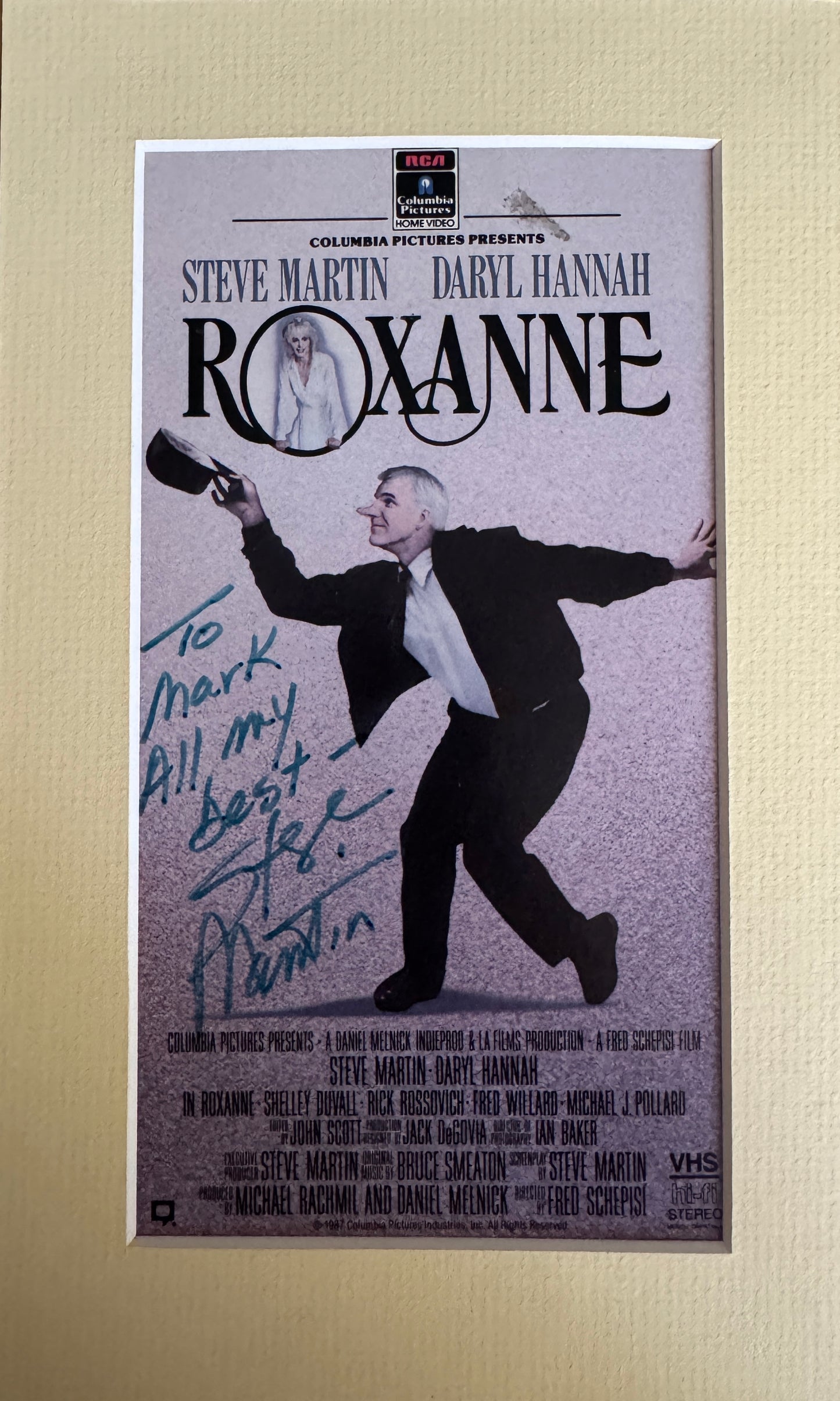 Steve Martin - Matted Autograph - 5.5x9