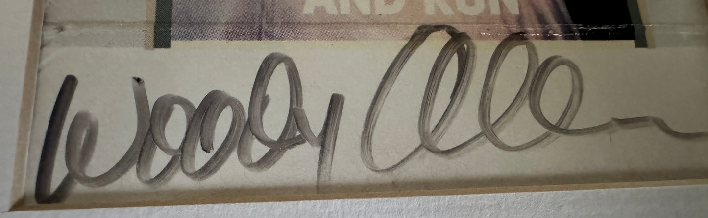 Woody Allen - Matted Autograph - 5.25x10