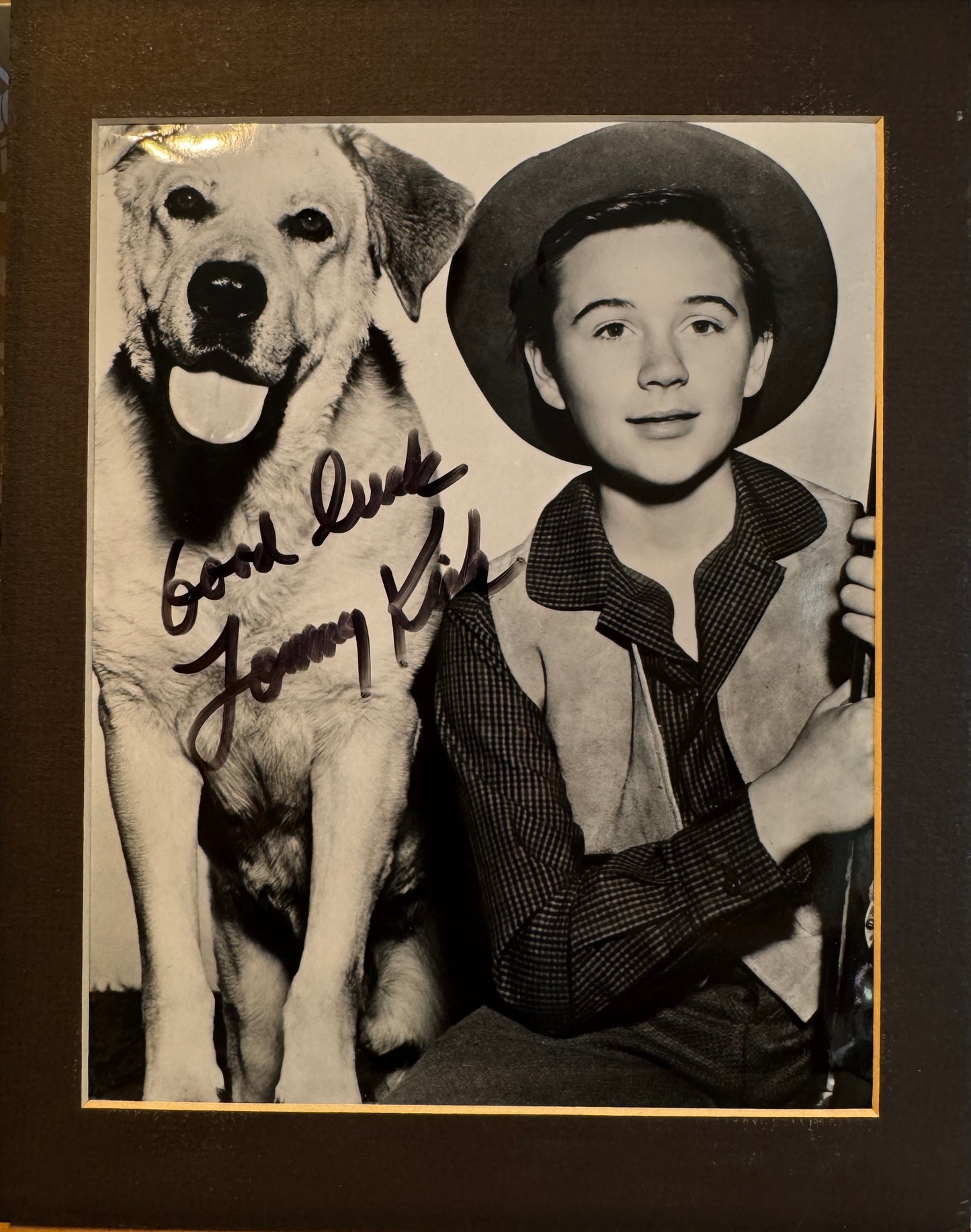 Tommy Kirk - Matted Autograph - 8x10