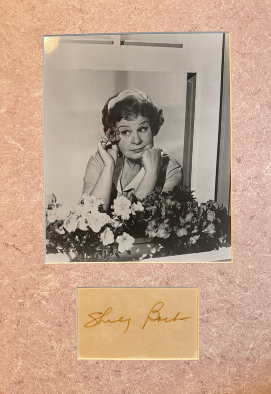 Shirley Booth - Matted Autograph - 11x16