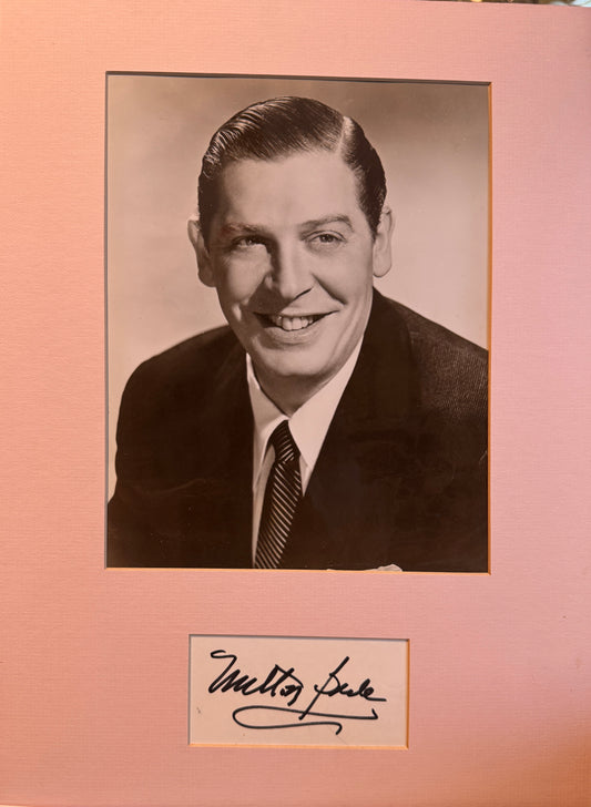 Milton Berle - Matted Autograph - 11x15