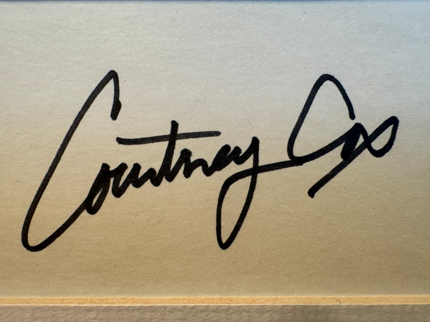 Courtney Cox - Matted Autograph - 10x18