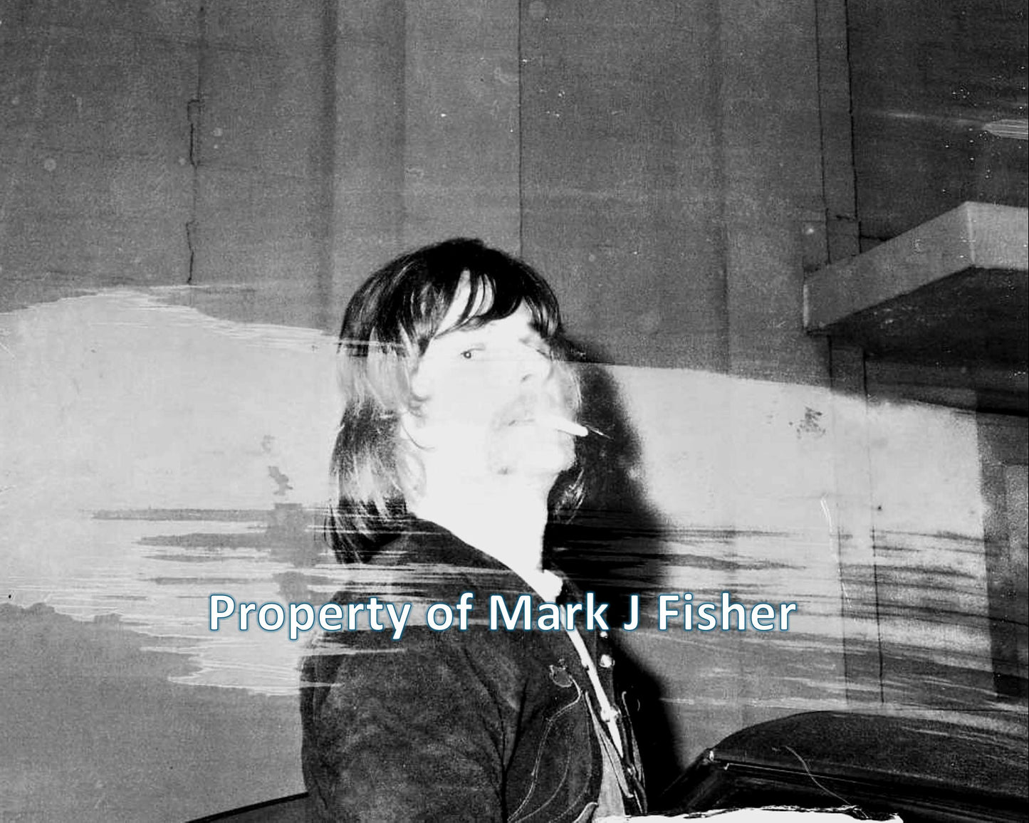 Iron Butterfly (Lee Dorman) - Matted Photograph - B&W