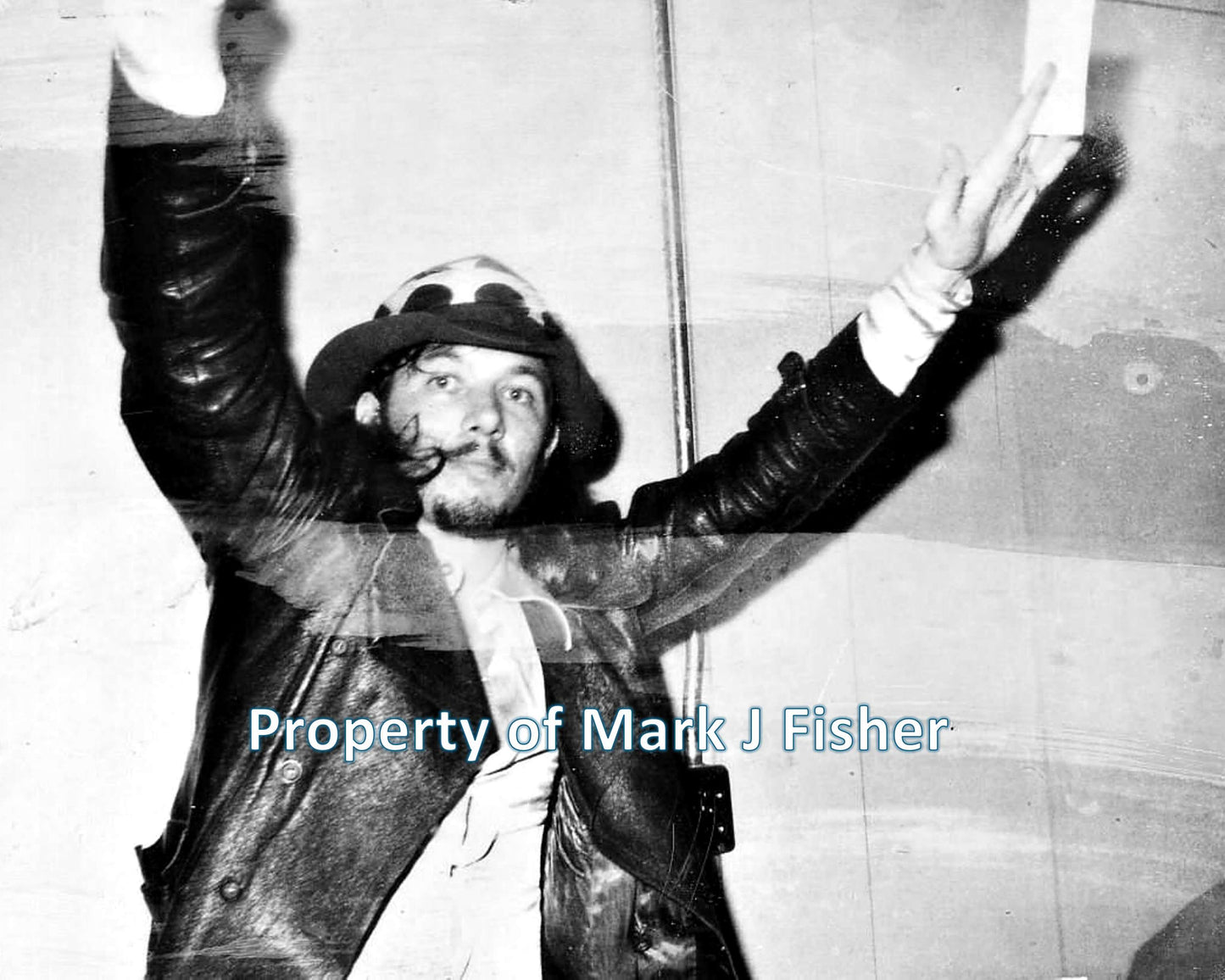 Iron Butterfly (Doug Ingle) - Matted Photograph - B&W