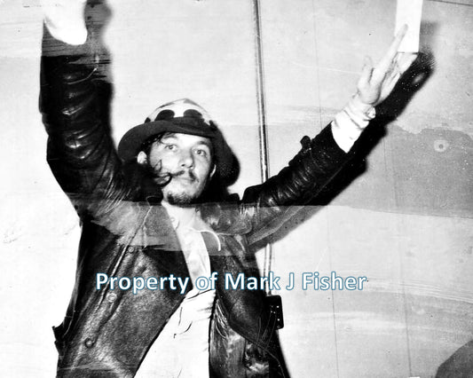 Iron Butterfly (Doug Ingle) - Matted Photograph - B&W