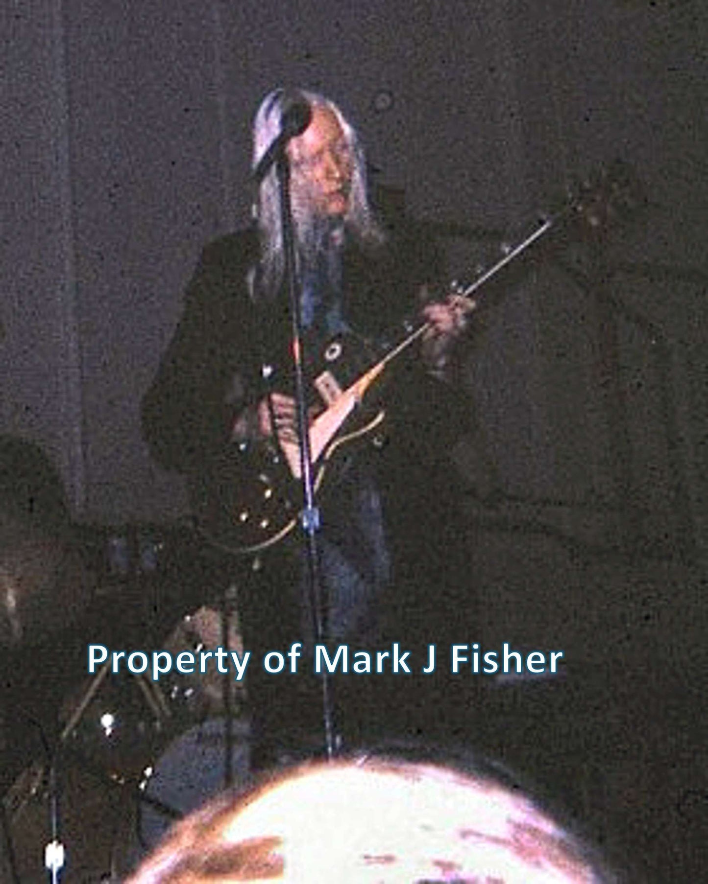 Johnny Winter - Matted Photograph - Color