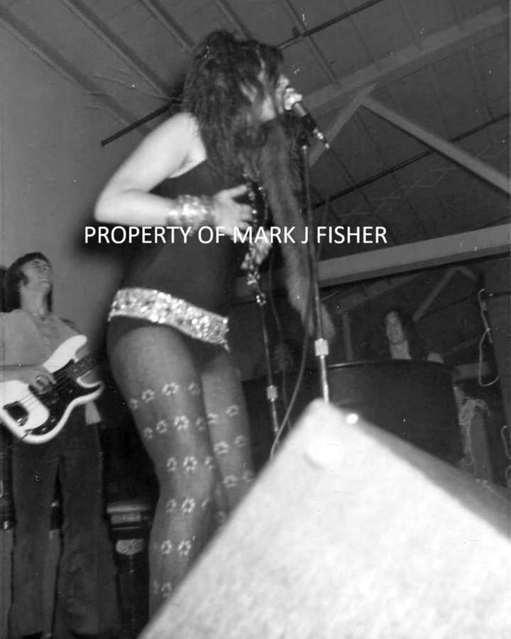 Janis Joplin - Matted Photograph - B&W