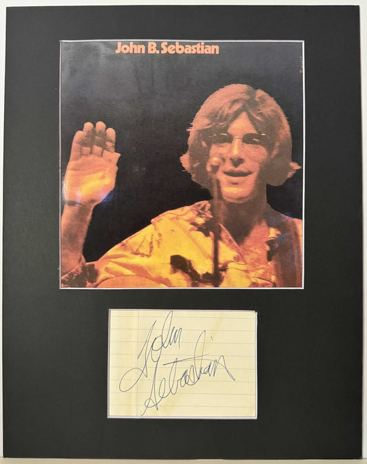 John Sebastian - Matted Autograph - 11x14