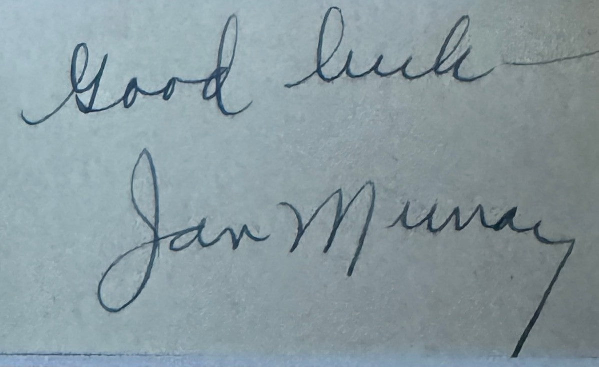 Jan Murray - Matted Autograph - 6x8