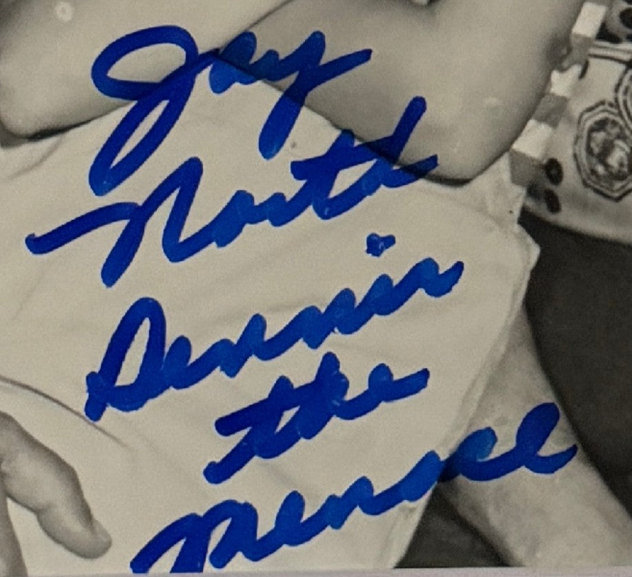 Dennis the Menace Cast (Gloria Henry, Jay North, Jeannie Russel) - Matted Autographs - 11x13