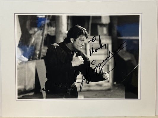 Jeff Speakman - Matted Autograph - 12x9