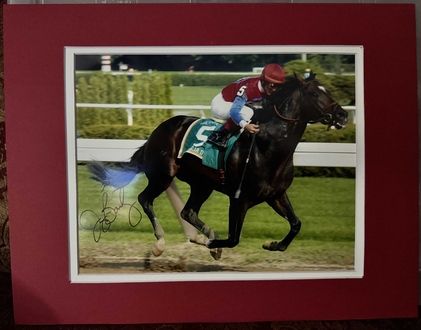 Jerry Bailey - Matted Autograph - 11x14