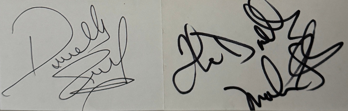 Dovells (Jerry Gross and Mark Stevens) - Matted Autographs - 9x9