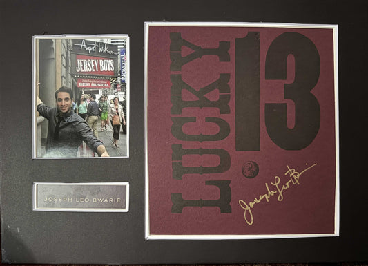 Joseph Leo Bwarie - Matted Autograph - 15x11