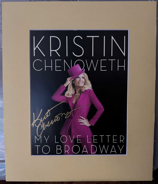 Kristin Chenoweth - Matted Autograph - 11x14