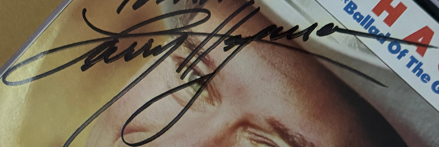 Larry Hagman - Matted Autograph - 11x10.5