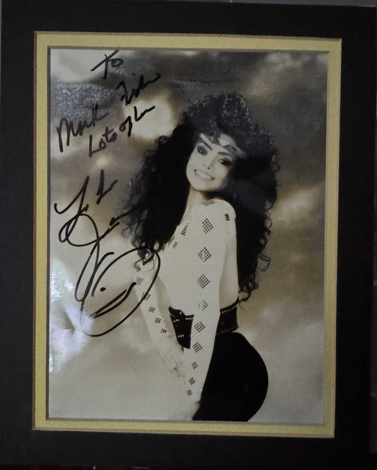 Latoya Jackson - Matted Autograph - 8x10